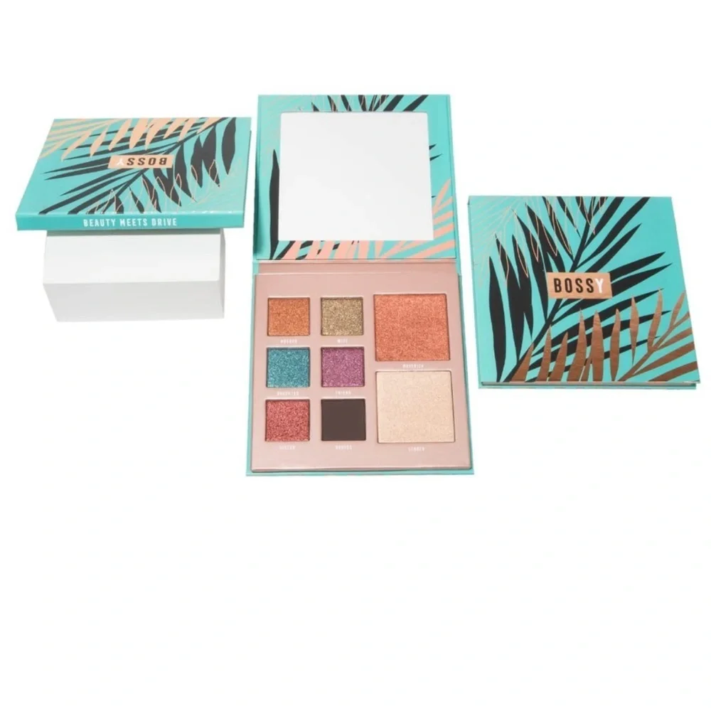 BOSSY COSMETICS Vibrant Eyeshadow Palette with Mirror brand new